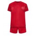 Maillot de foot Danemark Domicile vêtements enfant Monde 2022 Manches Courtes (+ pantalon court)